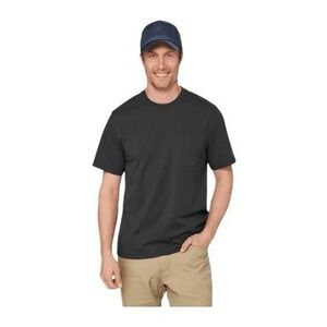 Duluth Trading Longtail Trim Fit Pocket Tee Jet Black Short Sleeve M